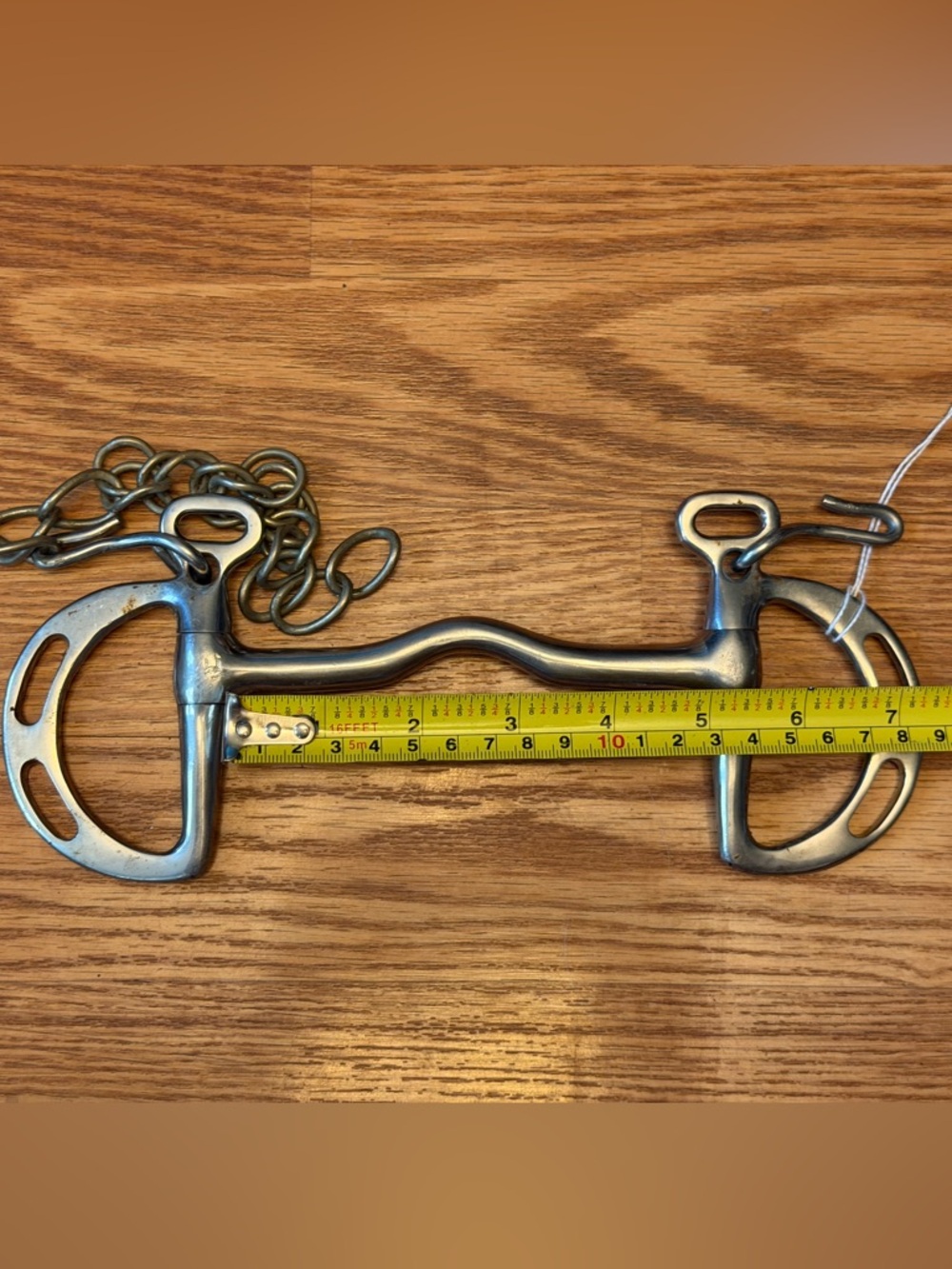 bit 5” kimberwick low port with curb chain